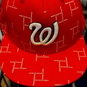 Washington Senators Cooperstown Collection Fitted Hat, Smoke Free Home
